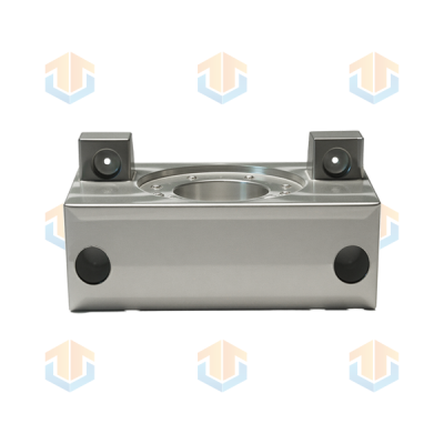 数控铣床电脑锣加工中心对外加工之带耳不锈钢定位块